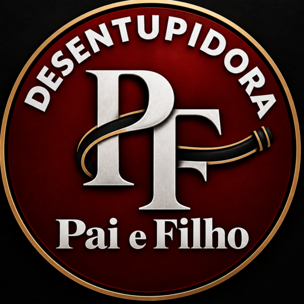Logotipo Desentupidora Pai e Filho